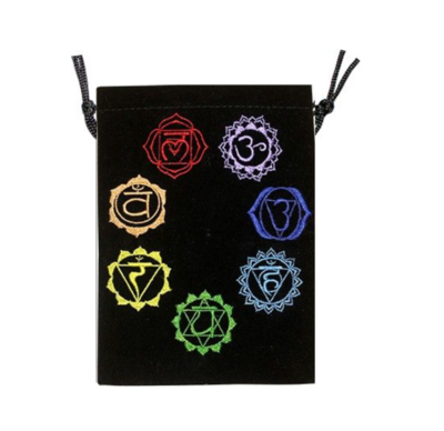Sac en velours Chakras