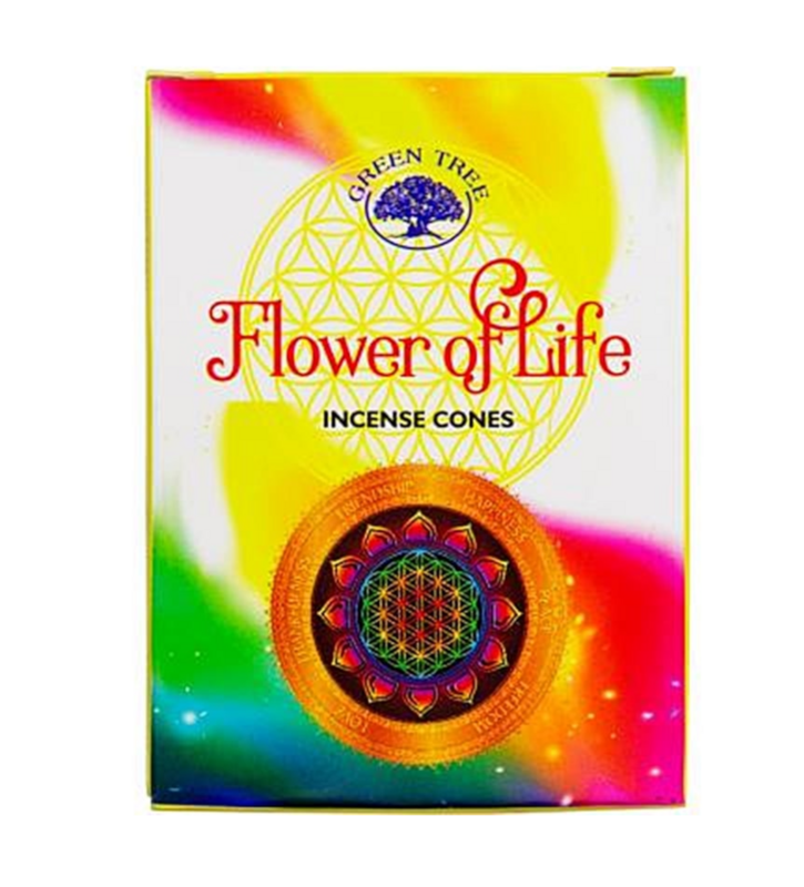 Encens en cônes - Flower of Life - Green Tree
