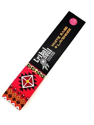 Coffret Encens Sauge Blanche et Lavande - Tribal Soul