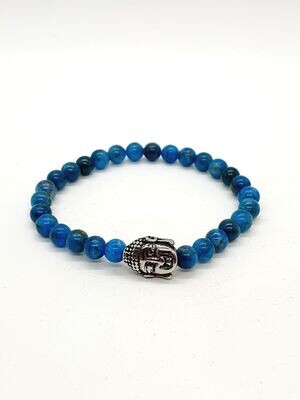 Bracelet Apatite, 6 mm