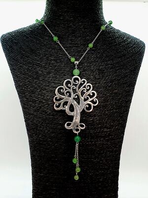 Collier Aventurine - Arbre de Vie, 6 et 8 mm