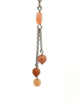 Boucles d'oreilles Pierres de Lune brillante et mate, 6 et 8 mm