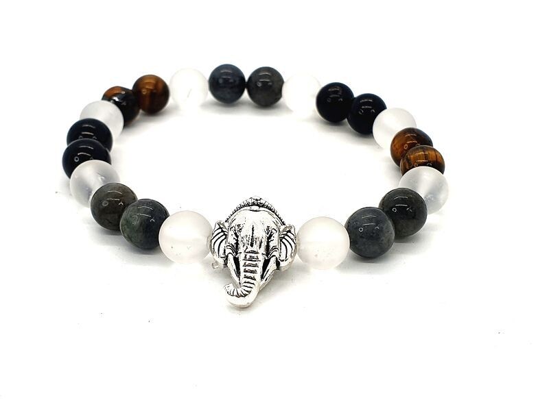 Bracelet Protection Ganesh, 8 mm
