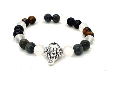Bracelet Protection Ganesh, 8 mm