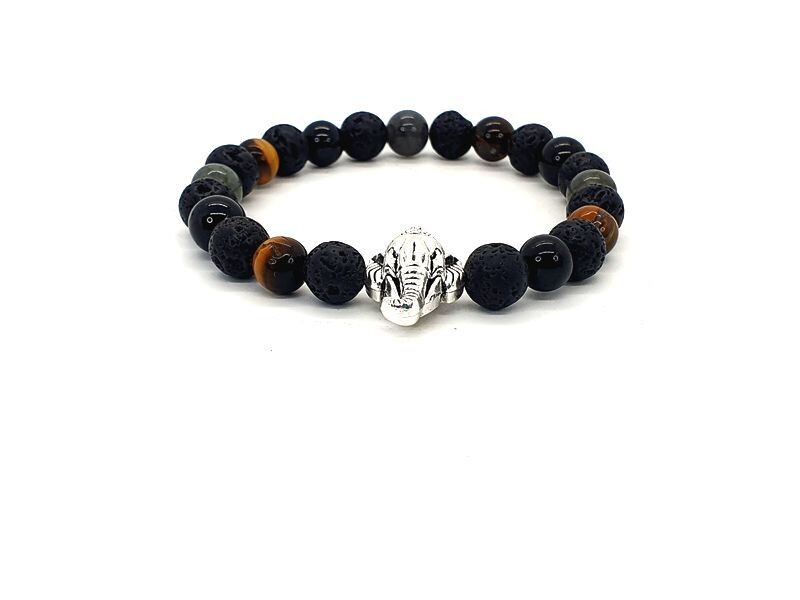 Bracelet de protection Ganesh, 8 mm