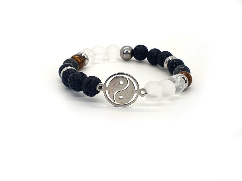 Bracelet Protection Yin-Yang, 8 mm