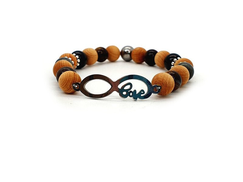 Bracelet Protection Infinite Love, 8 mm