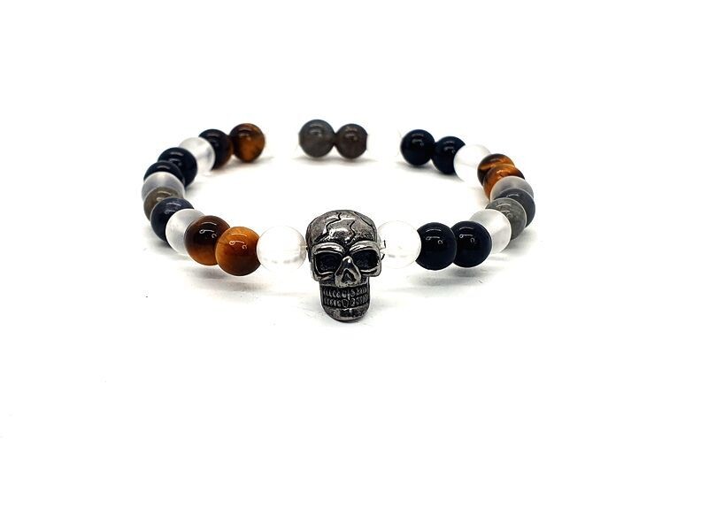 Bracelet Protection Crâne, 6 mm