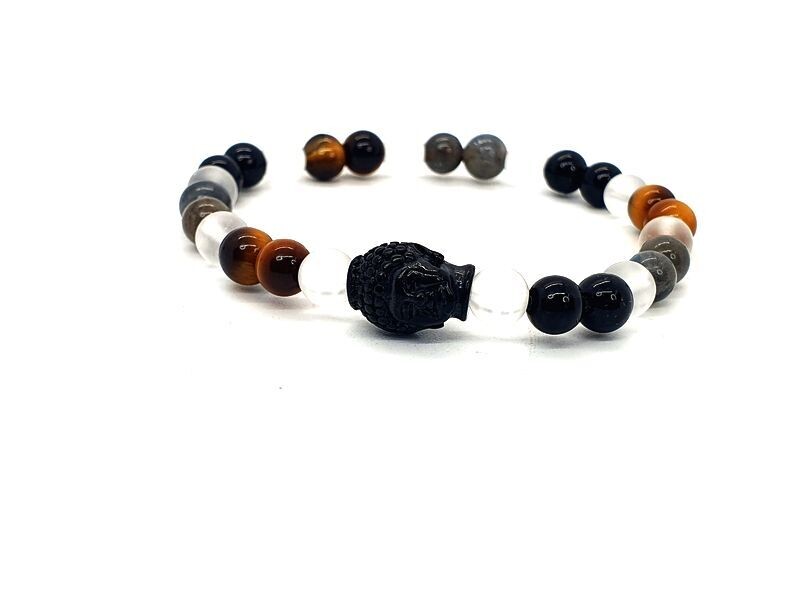 Bracelet Protection Bouddha, 6 mm