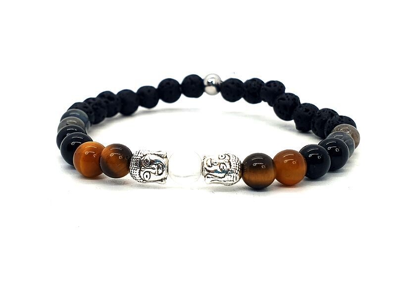 Bracelet Protection Bouddha, 6 mm