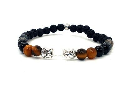 Bracelet Protection Bouddha, 6 mm