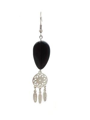 Boucles d'Oreilles Œil de Faucon, marquise 25 mm