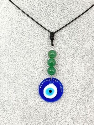 Collier Aventurine verte, 8 mm