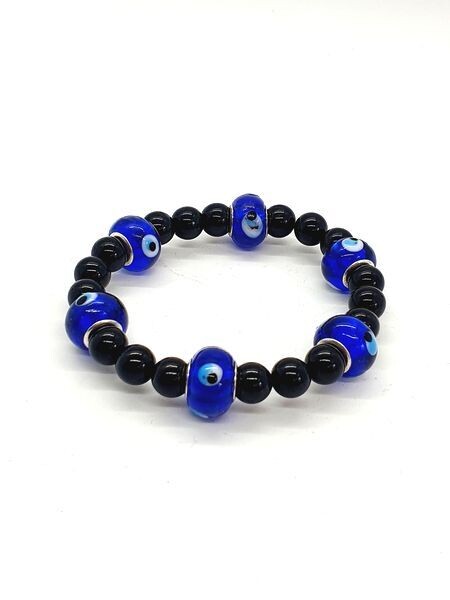 Bracelet Protection oeil turc, 8 mm