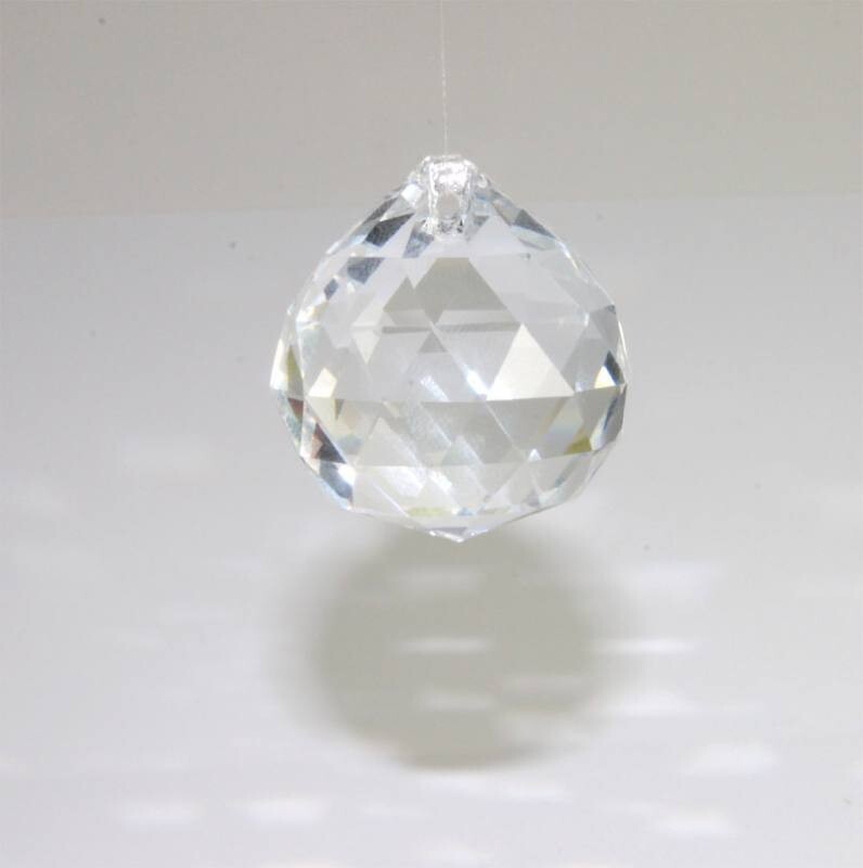 Cristal de Soleil - Boule facettée 3 cm
