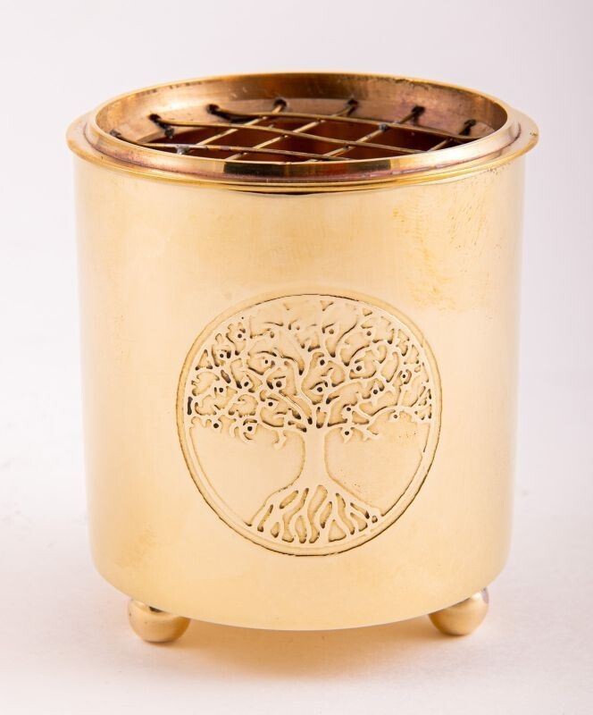 Brûle encens à réceptacle arbre de vie