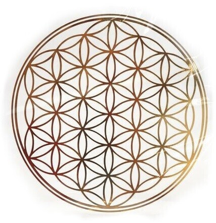 Autocollant fleur de vie - 28 cm