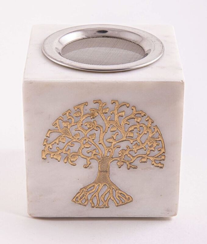 Lampe aromatique arbre de vie avec tamis