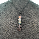 Collier Licorne - Agate Vaporisée