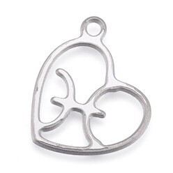 Pendentif acier inoxydable signe poisson
