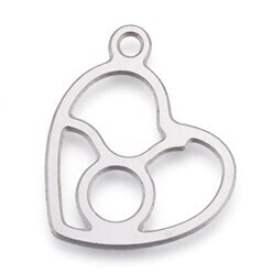 Pendentif acier inoxydable signe Taureau