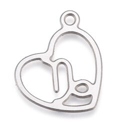 Pendentif acier inoxydable signe Capricorne