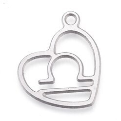 Pendentif acier inoxydable signe Balance