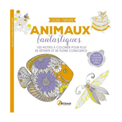 Animaux fantastiques 100 motifs à colorier