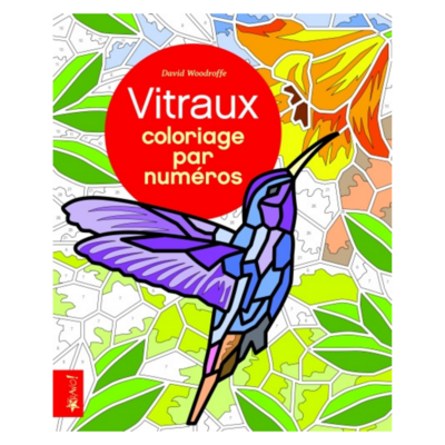 Vitraux, coloriage par numéros