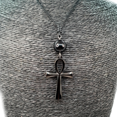 Collier Ankh - Tourmaline - 12 mm