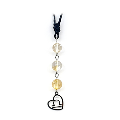 Collier Astro - Balance - Citrine 8 mm