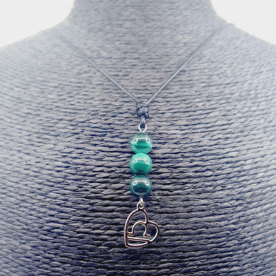 Collier Astro - Balance - Malachite 8 mm