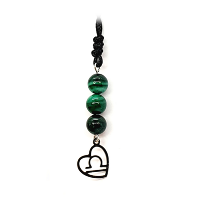 Collier Astro - Balance - Malachite 8 mm