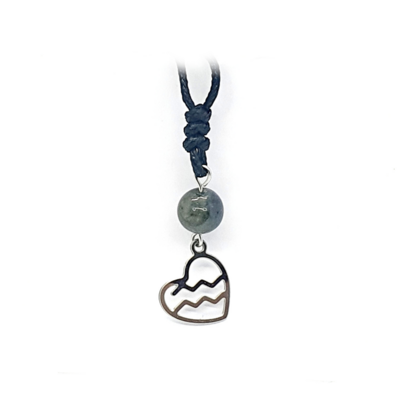 Collier Astro - Verseau - Labradorite 8 mm