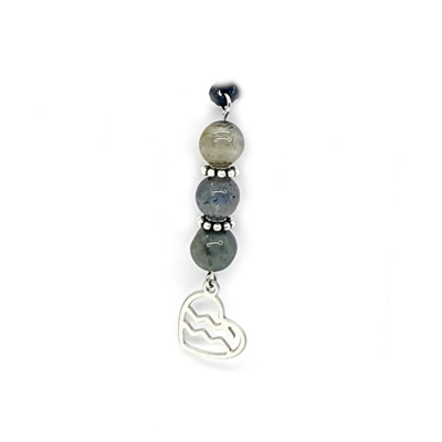 Collier Astro - Verseau - Labradorite 8 mm
