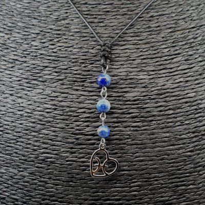 Collier Astro - Poisson - Lapis Lazuli 6 mm