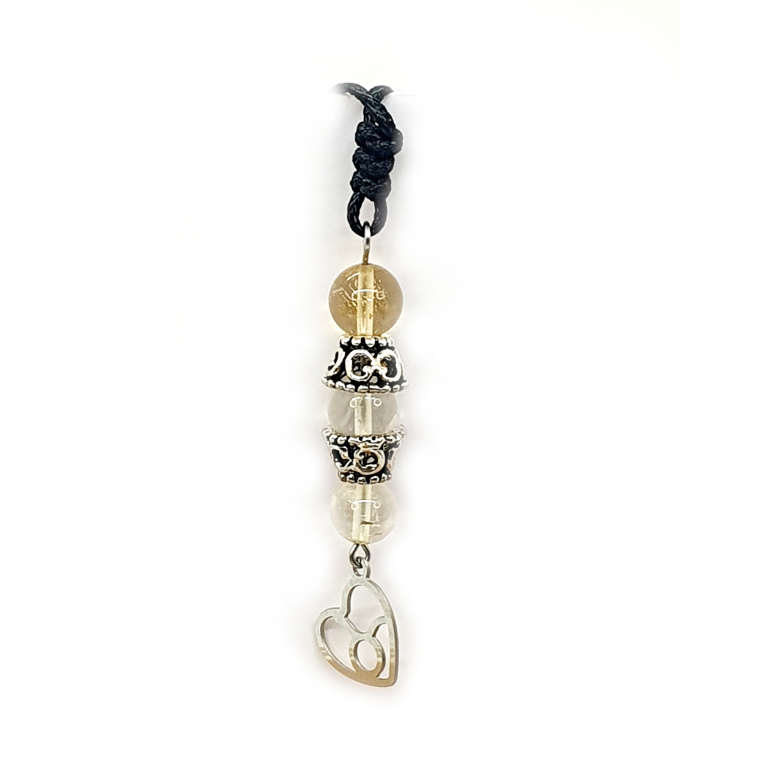 Collier Astro - Taureau - Citrine 8 mm