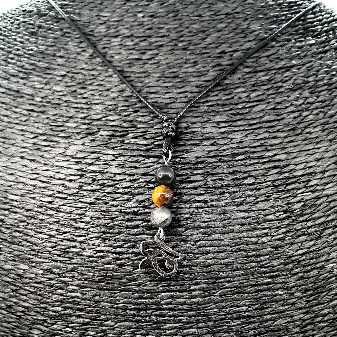 Collier &quot;Triple protection&quot; - Oeil d&#39;Horus