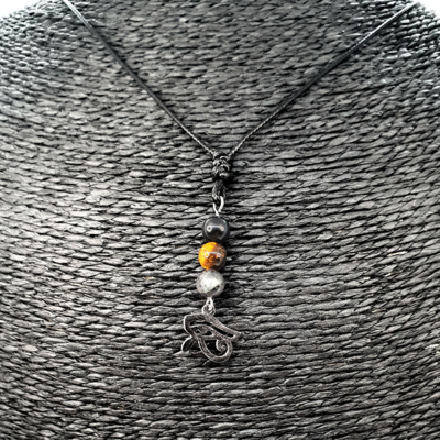 Collier &quot;Triple protection&quot; - Oeil d&#39;Horus
