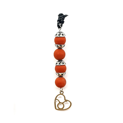 Collier Astro - Taureau - Jaspe Rouge - 8 mm mat