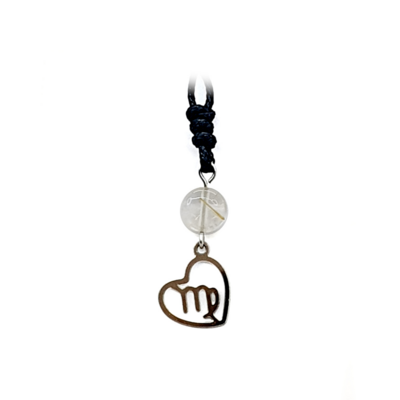 Collier Astro - Vierge - Quartz Rutile 8 mm