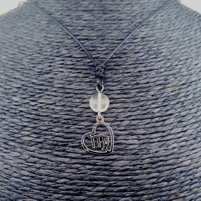 Collier Astro - Vierge - Quartz Rutile 8 mm