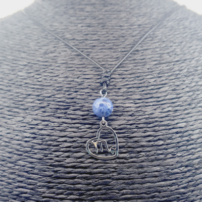 Collier Astro - Scorpion - Sodalite 8 mm