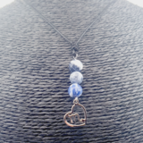 Collier Astro - Scorpion - Sodalite mat 8 mm