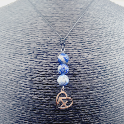 Collier Astro - Sagittaire - Lapis-Lazuli 8 mm