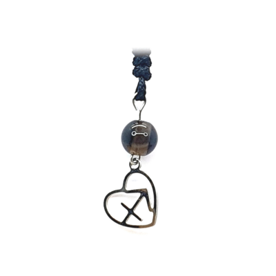 Collier Astro - Sagittaire - Quartz fumé 8 mm