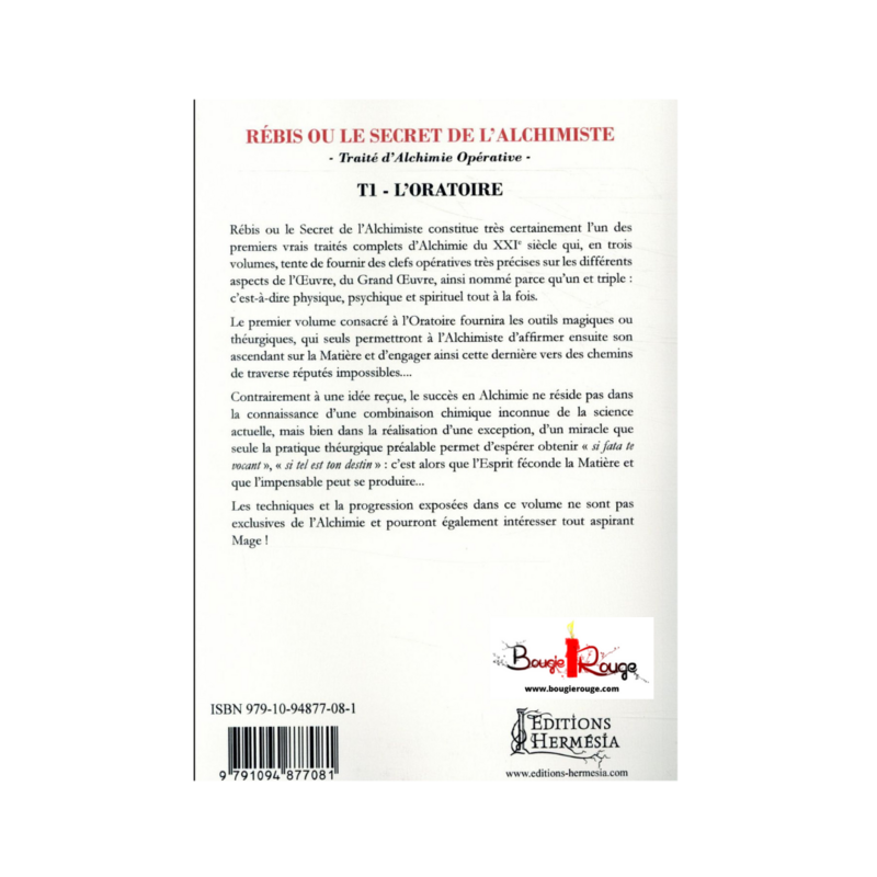 Rébis ou le secret de l'alchimiste - Tome 1, L'oratoire