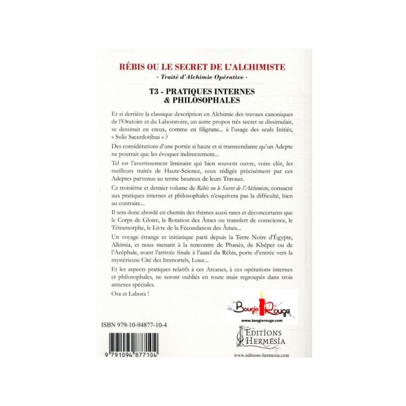 Rébis ou le secret de l'alchimiste - Tome 3