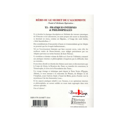 Rébis ou le secret de l'alchimiste - Tome 3
