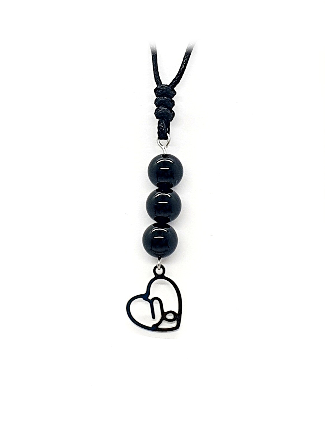 Collier Astro Capricorne - Onyx - 8mm